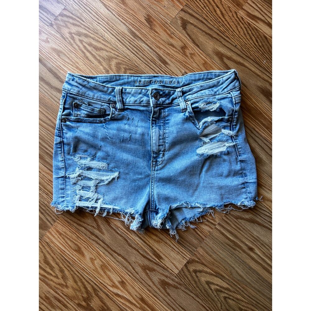 American Eagle Distressed Denim Shorts Women’s Size 10